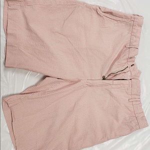 POLO RALPH LAUREN Pink Striped Golf Shorts sz 36